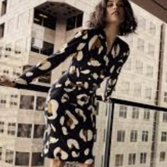 Joseph Ribkoff Animal Print Dress   NWT - Picture 1 of 8